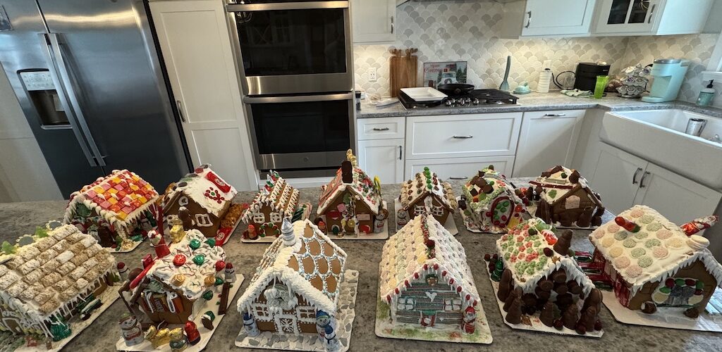 Gingerbread Houses with the Grandkids!