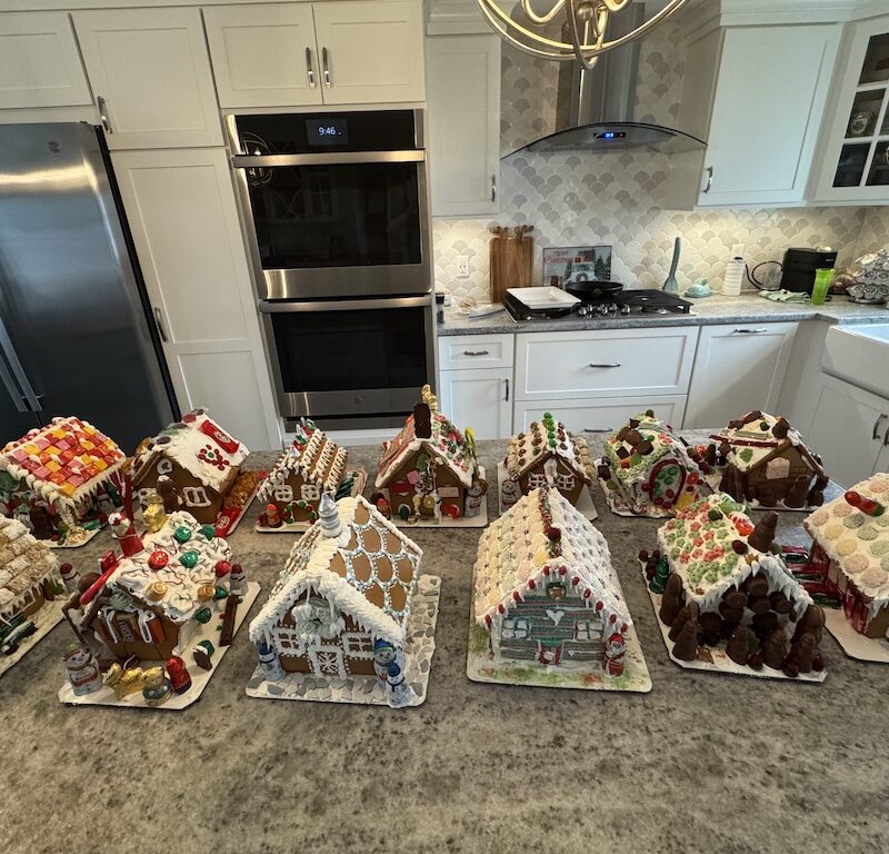 Gingerbread Houses with the Grandkids!